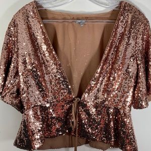 🎇Charlotte Russe Sequin top
